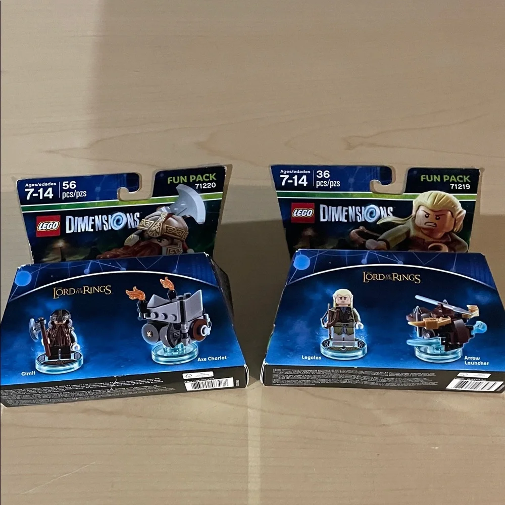 Lego Lord of the Rings Fun Packs with Blue Bases - Picture 1 of 5